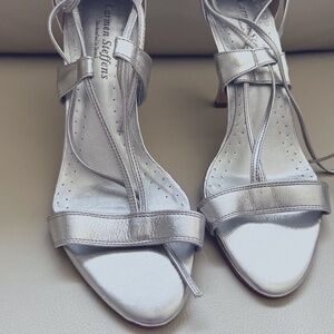 Carmen Steffens Leather Lace up Sandals